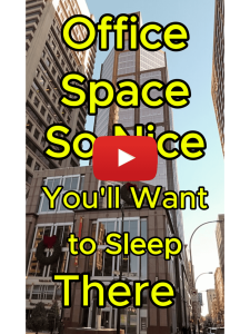 Bureaux à louer centre‑ville Montréal – Vue du 24e étage du Scotia Tower avec fenêtres pleine hauteur et panorama sur le centre‑ville.